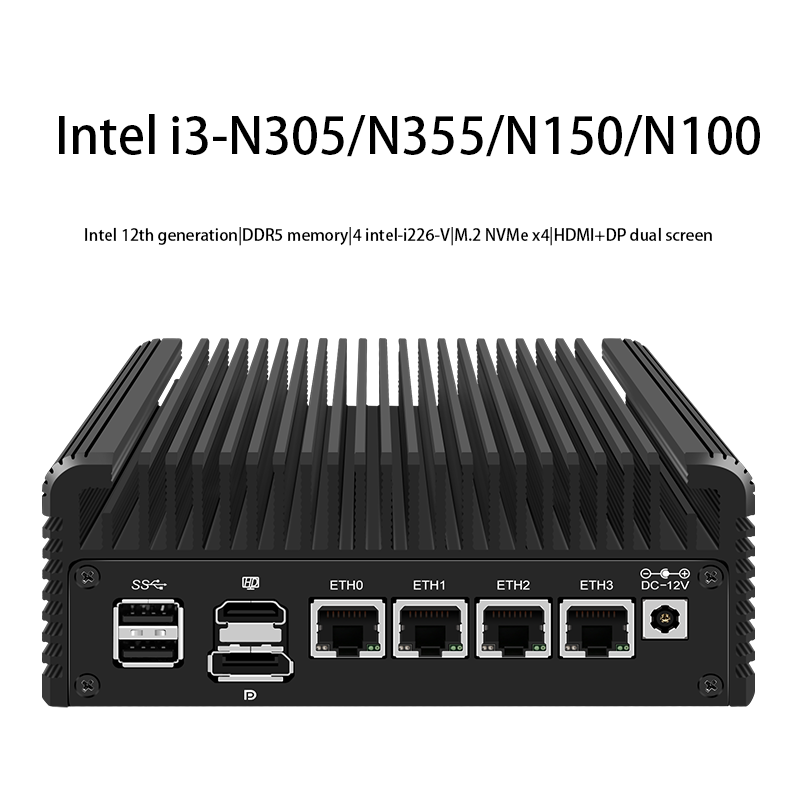 12th Gen Intel Firewall Mini PC Alder Lake i3 N305 8 Core N200 12th Gen Intel Firewall Mini PC Alder Lake i3 N305 8 Core N200