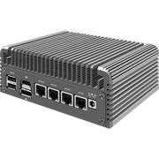 12th Gen Intel Firewall Mini PC Alder Lake i3 N305 8 Core N200 N100 Fanless Soft Router Proxmox DDR5 4800MHz 4xi226-V 2.5G