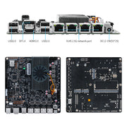 12th i3-N305 N100 NAS Motherboard 6-Bay DC Power 2xM.2 NVMe 6xSATA3.0 PCIE X1 4x i226-V 2.5G LAN DDR5 ITX Mainboard
