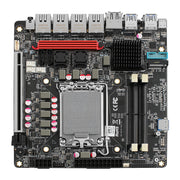 New Q670 4x Intel 2.5G Ethernet port 8-bay NAS motherboard for Intel 12/13/14 generation CPU | 3x M.2 NVMe | 8x SATA3.0 | HDMI+DP 4K@60Hz vPro Enterprise-class Commercial NAS