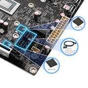 CWWK AMD-7840HS 8-bay/9-bay NAS/USB4/40G rate 8K display 4 network 2.5G/9 SATA/PCIe x16 ITX motherboard