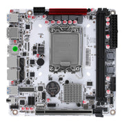 Q670-8Bay NAS Mini ITX Motherboard Upgraded Version,LGA1700 Supports intell12-14 Gen Processors,DDR5,Dual 4k Displays,5X USB3/2,8 SATA3.0 Ports, I226LM 2.5G with vPro (Q670+2xSFF-8643)