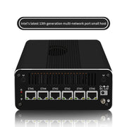 13th Gen 2.5G Soft Router Intel U300 i3-1315U 6x Intel i226-V Fanless Mini PC Firewall Appliance Proxmox pfSense