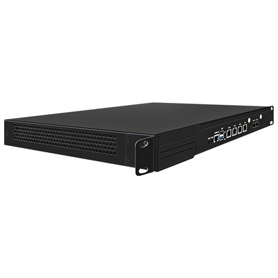 12th generation N100/I3-N305 dual 10G optical port/4 power + 4 power network security industrial computer/support iQIYI/security gateway firewall/bastion host/AC control/online behavior management