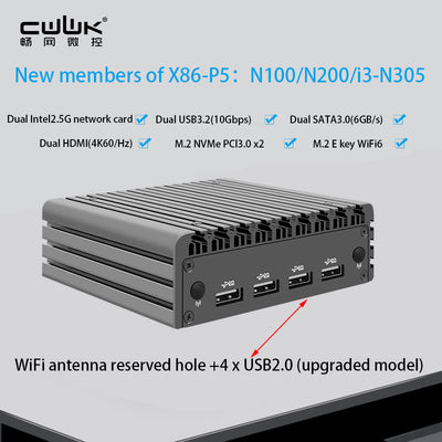  CWWK Mini PC N Series 8-core N305 Intel Quad Core