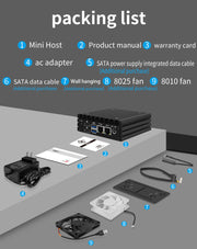 X86-P5 SUPER MINI ROUTER 12TH GEN INTEL N100/i3-N305 Upgrade 4x USB ...