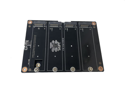 4*M.2 NVME interface supports expansion of 2/3 M.2 NVMe x1 adapter boards. Dedicated to special machines, only supports CWWK 4 network port N series products