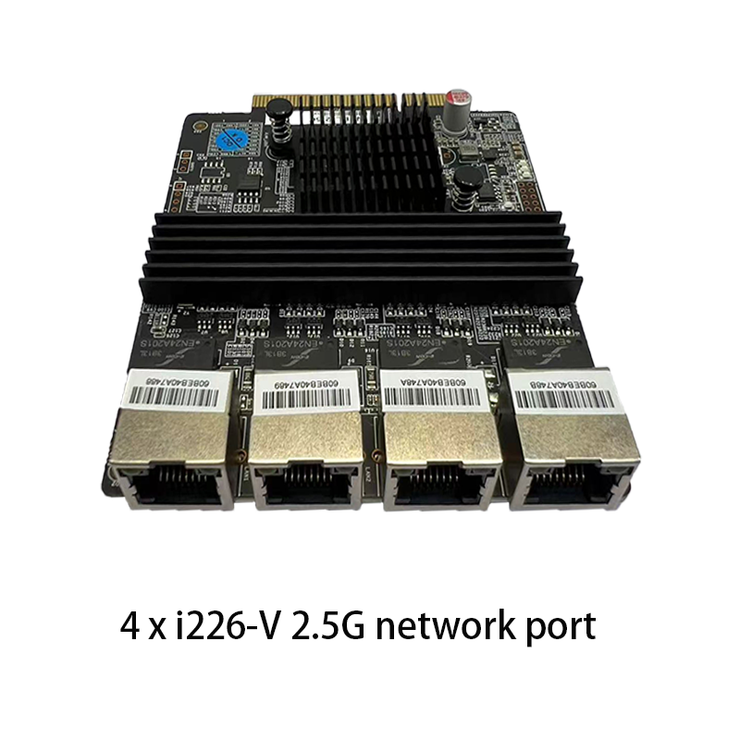 CWWK N100/N200/I3-N305 PCIE EXPANSION NETWORK CARD 2*INTEL I226/I210 EXPANSION 10G PORT 82599 DUAL 10G/1*PCIE TO 4*M.2 ADAPTER CARD
