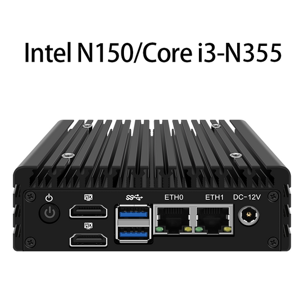 CWWK X86-P6 Platinen-PC Intel i3-N355 N150 2xi226-V 2,5G DDR5 4800MHz 4xM.2 NVMe Firewall-Router Mini-PC 2xUSB3.2 2xHD