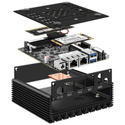 X86-P1 Soft Routing N3050/N3160/N3700 Mini Host 6W low Power Energy Gardware Fanless Energy Saving Microcomputer